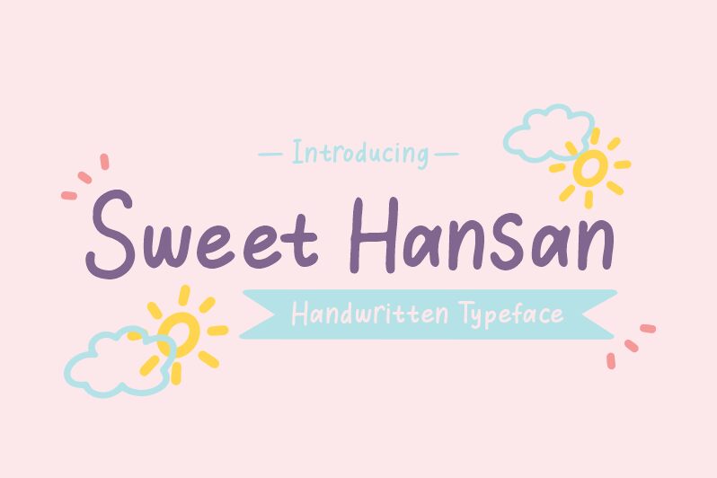 Sweet Hansan Schriftart
