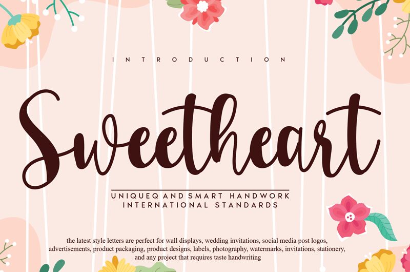 sweetheart-font-fonts2u