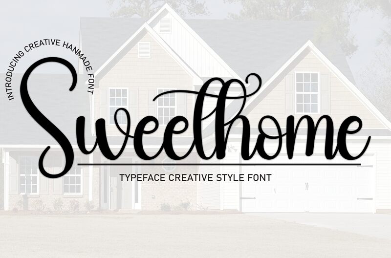 Sweethome Druh písma