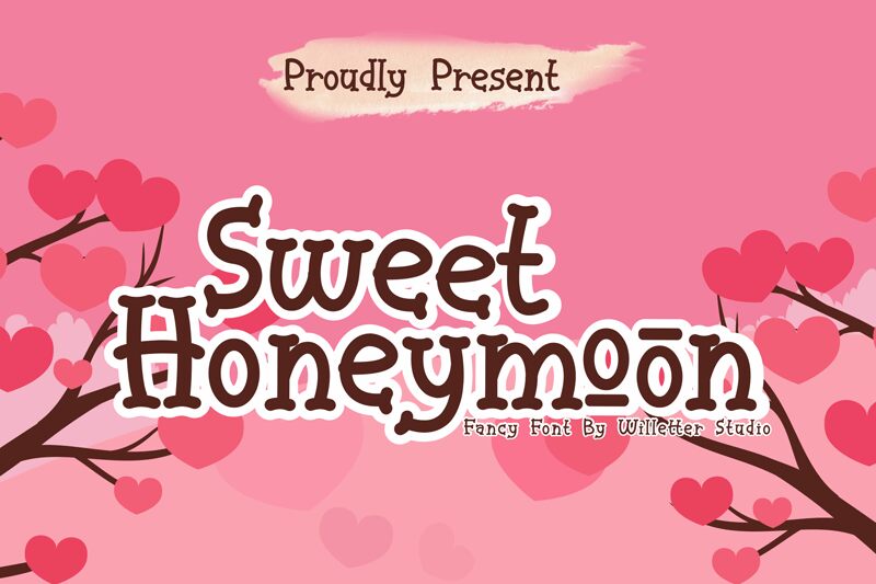 Sweet Honeymoon Czcionka