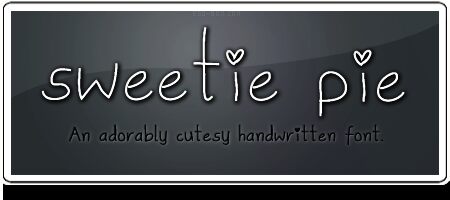 Sweetie Pie Schriftart