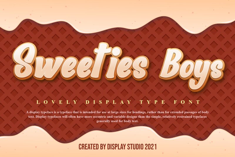 Sweeties Boys Carattere