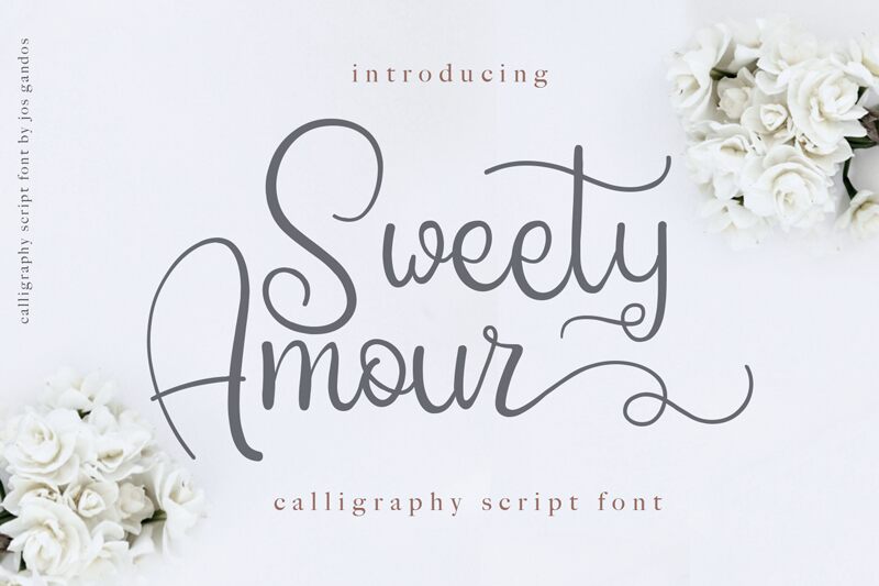 Sweety Amour Schriftart
