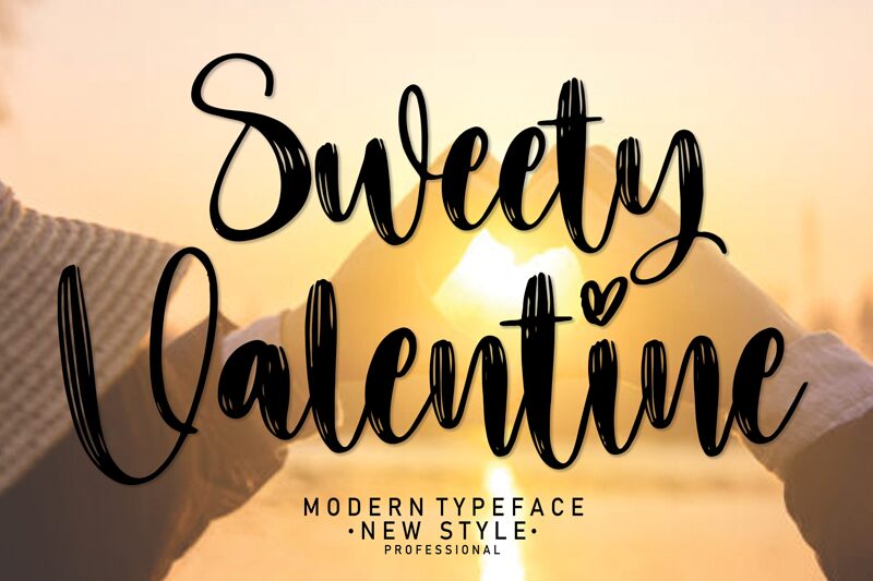 Sweety Valentine Schriftart