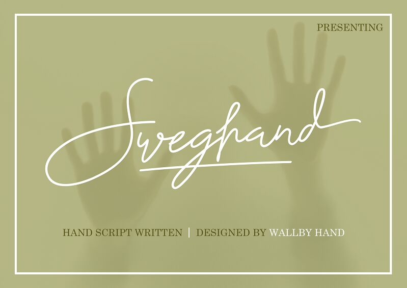 Sweghand Font