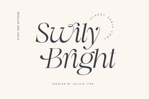 Swily Bright Schriftart