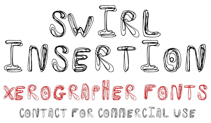 SwirlInsertion Schriftart