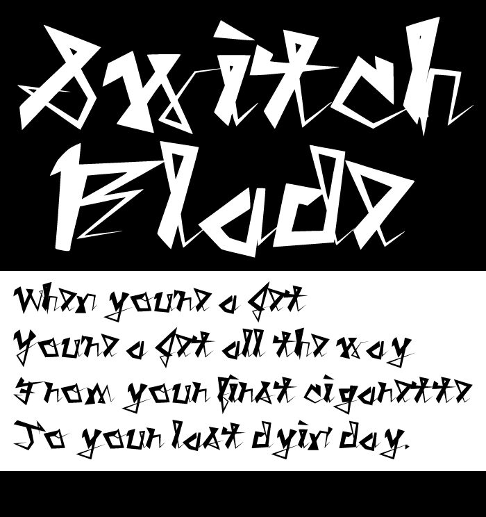 Switchblade Schriftart