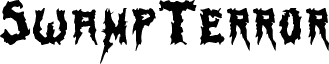 Preview of the SwampTerror font