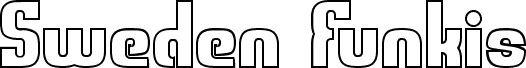 Sweden Funkis Outlined