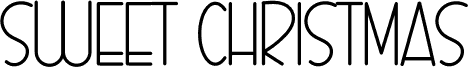 Preview of the Sweet Christmas font