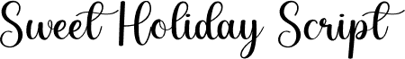 Sweet Holiday Script