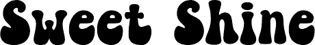 Preview of the Sweet Shine font