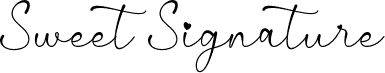 Sweet Signature