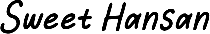 SweetHansan-Italic