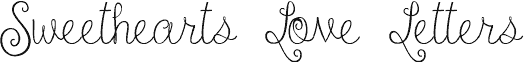 Sweethearts Love Letters