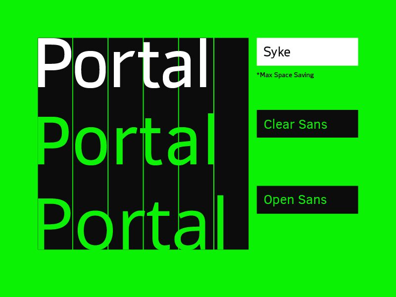 Syke Schriftart
