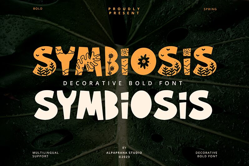 Symbiosis Schriftart