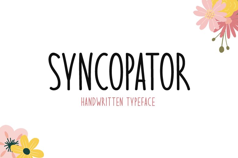 Syncopator الخط