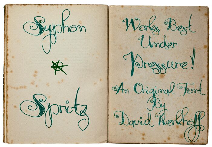 Syphon Spritz Carattere