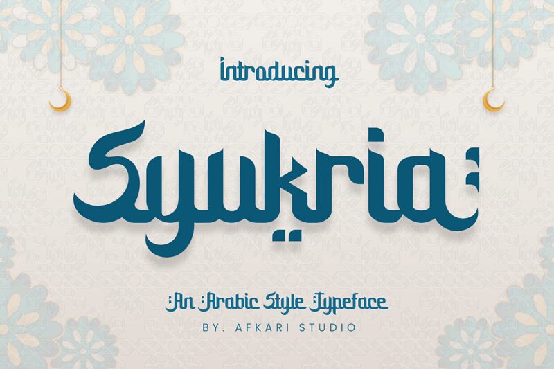 Syukria 字体