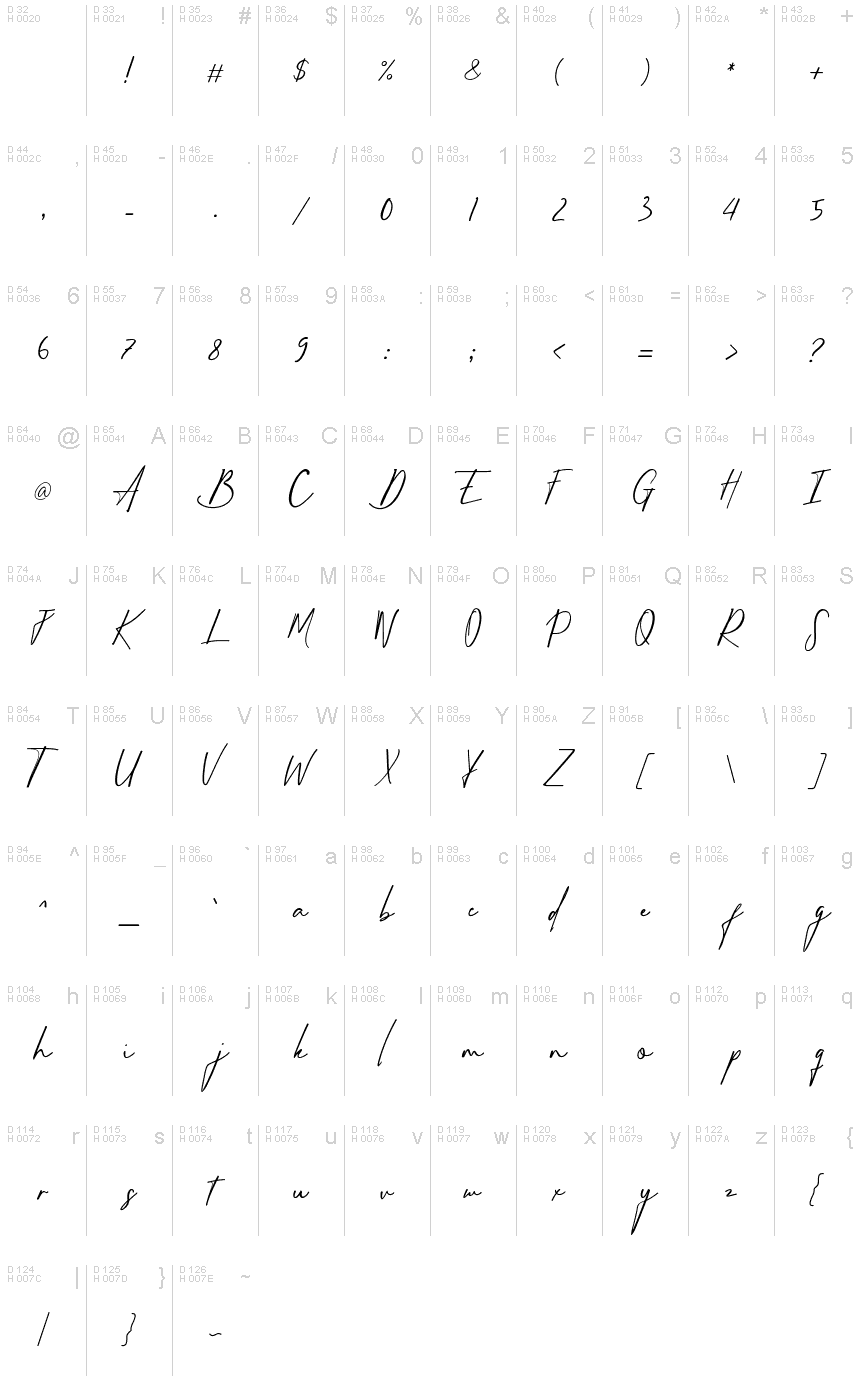 Sydhartta font