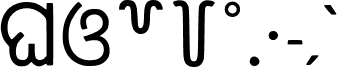 Symbols By Svelocloudy Regular