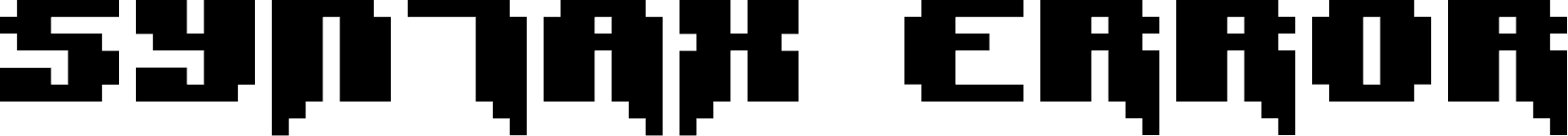 Syntax Error font | Fonts2u.com