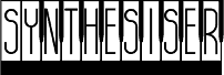 Synthesiser Extra Compressed Regular font