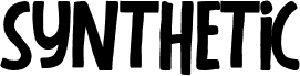 Synthetic шрифт