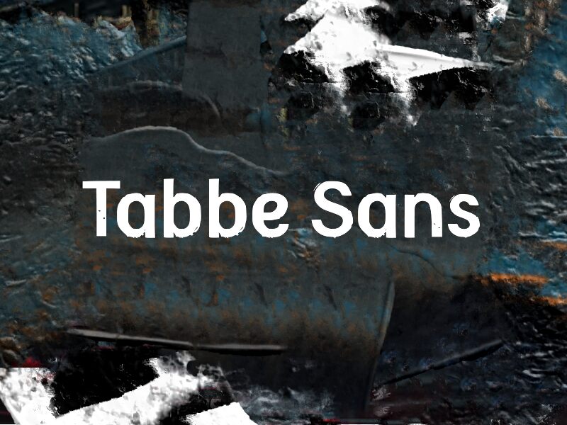 Tabbe Sans — Font presentation