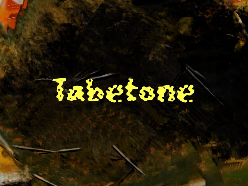 Tabetone — Apresentação da fonte