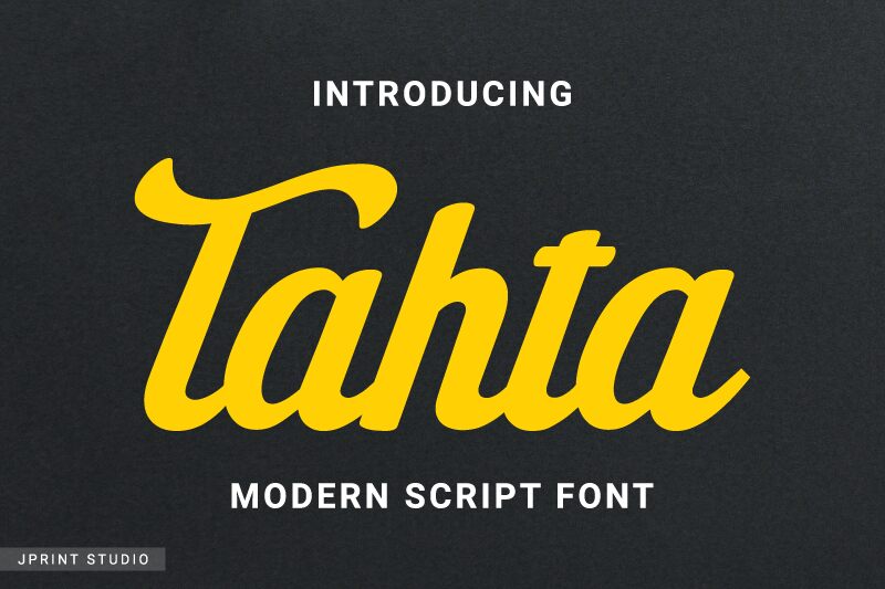 Tahta Schriftart