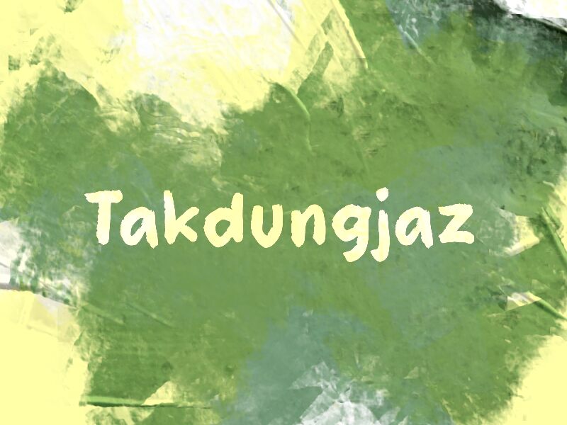 Présentation et spécimen de la police Takdungjaz