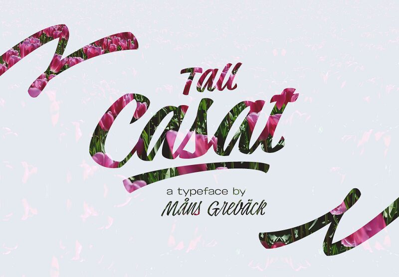 Tall Casat Schriftart