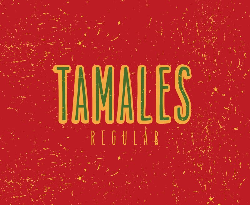 Tamales フォント