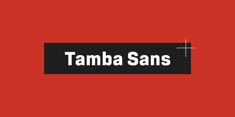Tamba Sans Czcionka