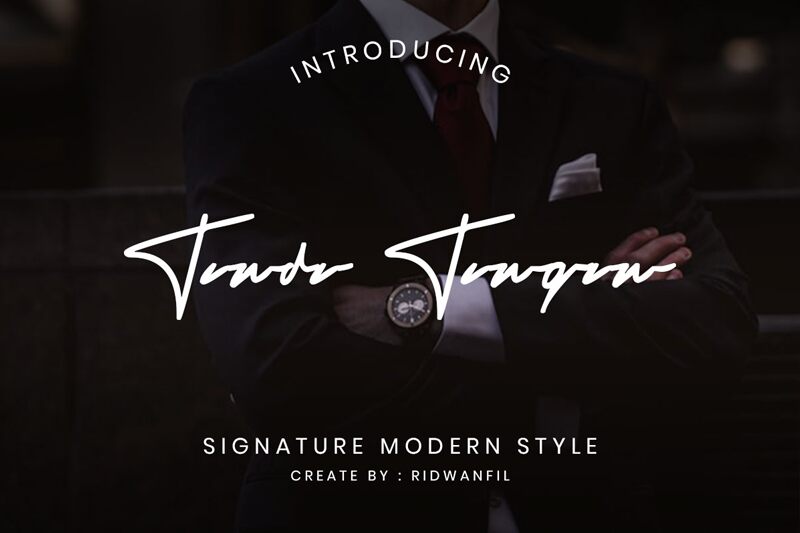 Tanda Tangan Schriftart