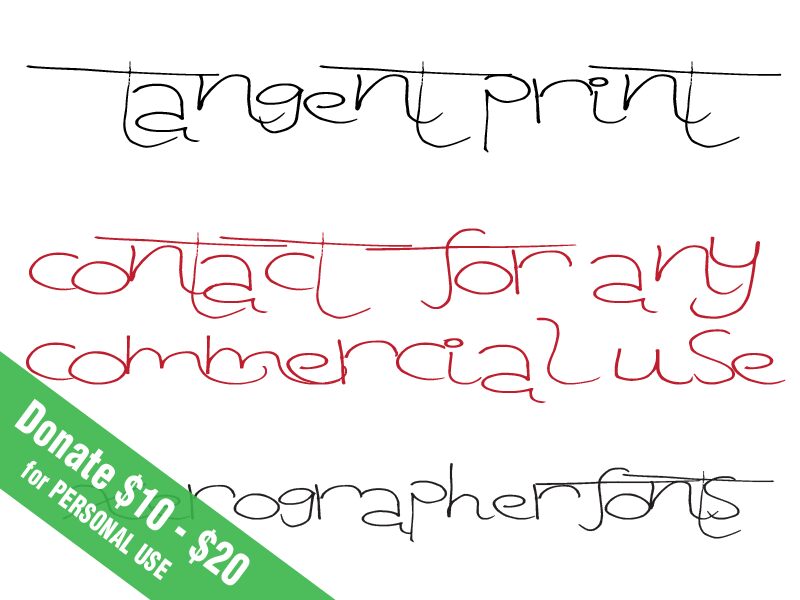 TangentPrint Carattere