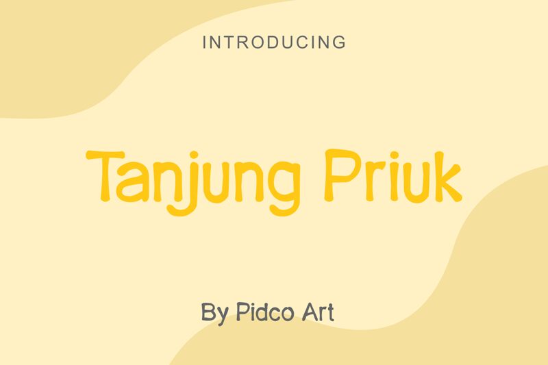 Tanjung Priuk Schriftart