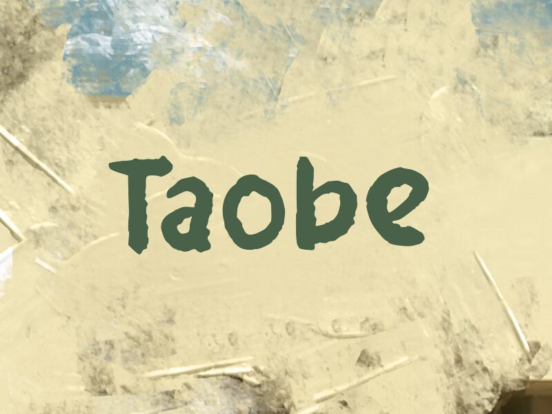 Taobe font presentation and specimen