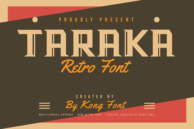 Taraka Druh písma