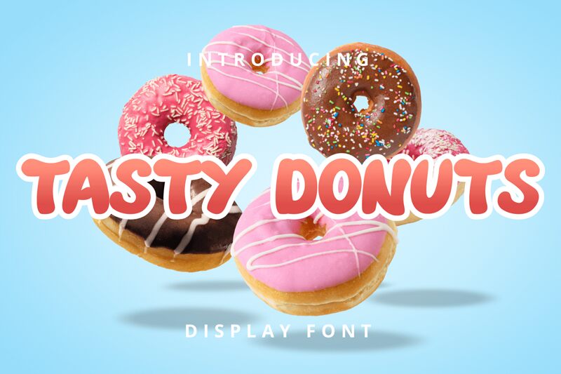 TASTY DONUTS Schriftart