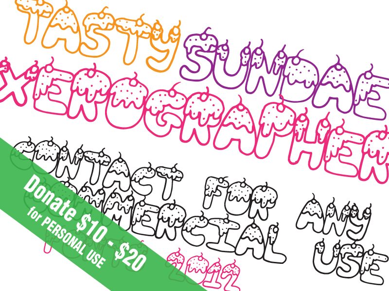 TastySundae Carattere