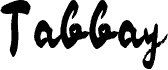 Preview of the Tabbay Script font