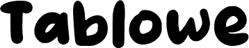 Tablowe 字体
