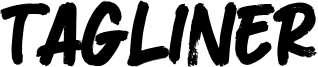 Preview of the TAGLINER font