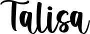 Предварительный просмотр шрифта Talisa
