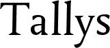 Tallys