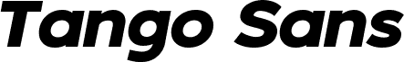 Tango Sans Bold Italic